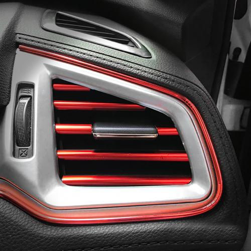 Thumbnail: 10Pcs/set 20cm Universal Car Air Conditioner Outlet Decorative U Shape Moulding