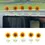 Thumbnail: Cute Sunflower Car Decor Set Resin Dashboard Window Edge Accessories for Vehicle