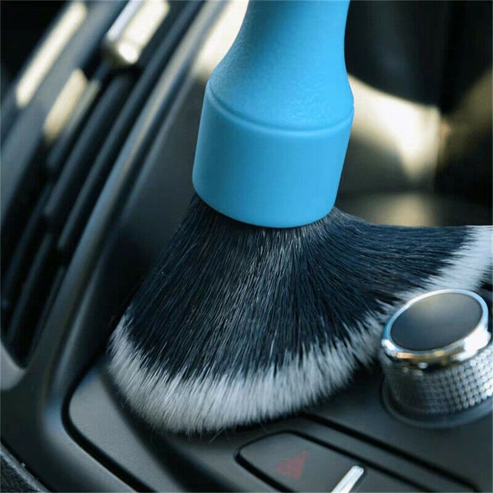 Thumbnail: 2X Soft Detailing Brush Detail Factory Set Interior & Exterior Car Dust Cle..