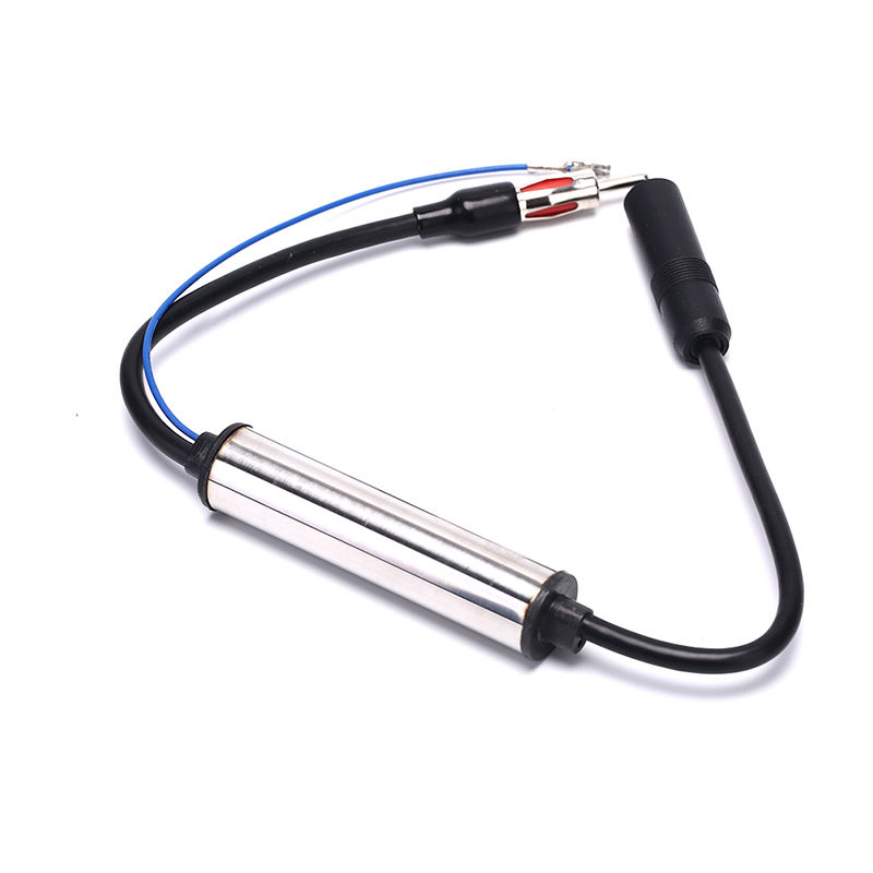 Thumbnail: Car Antenna Plug Radio FM Inline Aerial Signal Amplifier Booster Extension Cable