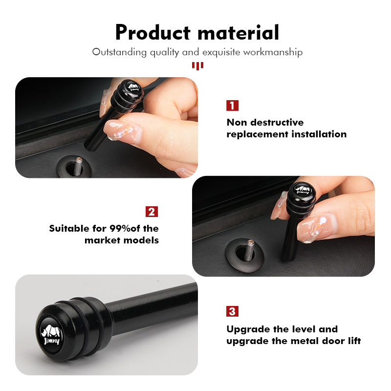 Thumbnail: Car Safety Door Lock Truck Lock Knob Pull Pin Accessories For Suzuki Jimny jb35