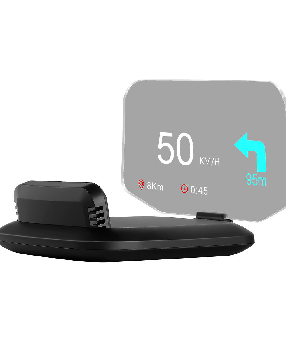 Thumbnail: Navigation Projection C1 Car OBD2+GPS HUD Head-Up Display Car Projector Speedome