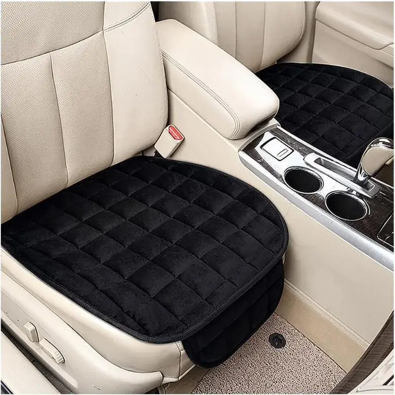 Thumbnail: Black Car Seat Cushion,Seat Pad with Non-Slip Rubber Bottom & Storage Pouch,Univ
