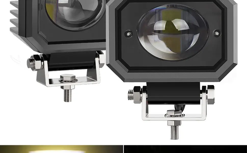 Thumbnail: 12D 4inch Led Work Light Spotlight 18000LM Work Light Pods Fog Lights for Motorc