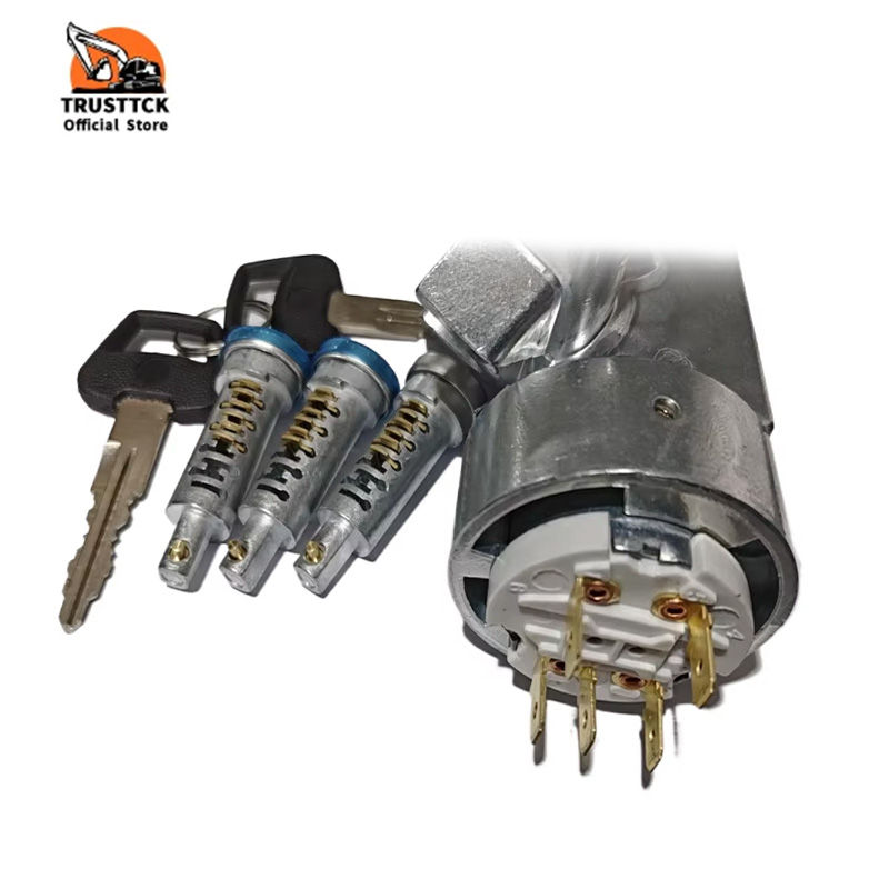 Thumbnail: LR077438 IGNITION SWITCH WITH THREE DOOR LOCK