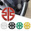 Thumbnail: 3D Motorcycle Logo Stickers 2Pcs Fairing Decals Emblem Tank Logos For Kawasaki N