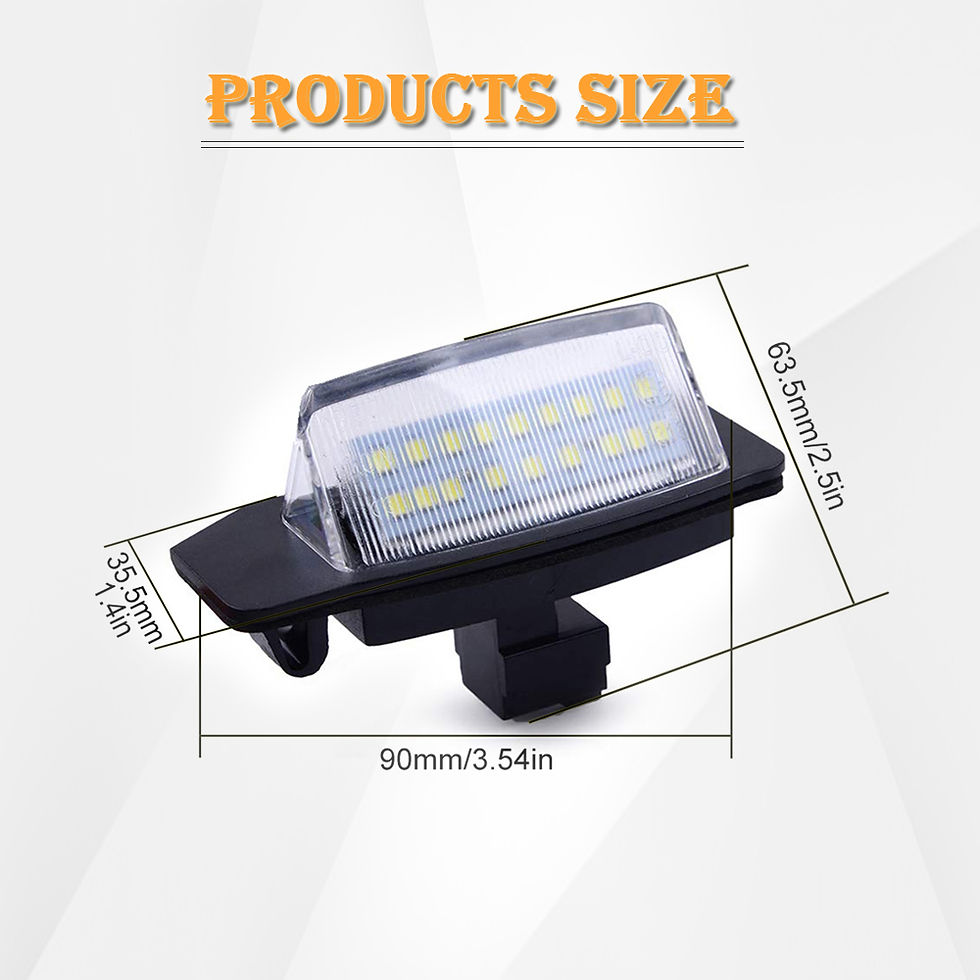 Thumbnail: For Mitsubishi Outlander Eclipse Lancer Galant Xpander i-MiEV Like White LED Rea