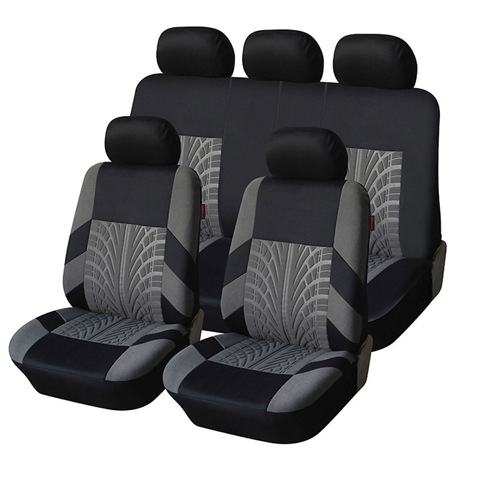 Thumbnail: Customized Four Seasons Universal Polyester Full Set Car Seat Covers
