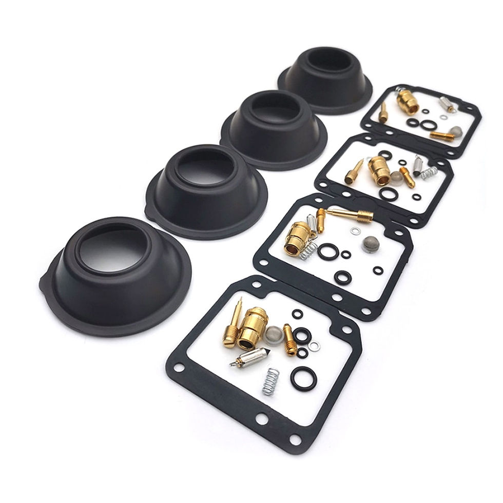 Thumbnail: 4set Motorcycle Carburetor Repair Kit With Diaphragm Vacuum Fit For XJ550 1..
