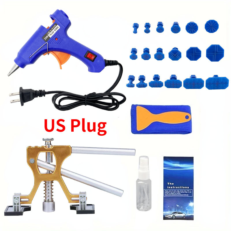 Thumbnail: New Car Dent Repair Tools Paintless Dent Repair Kit Auto Paintless Body Dent Rem