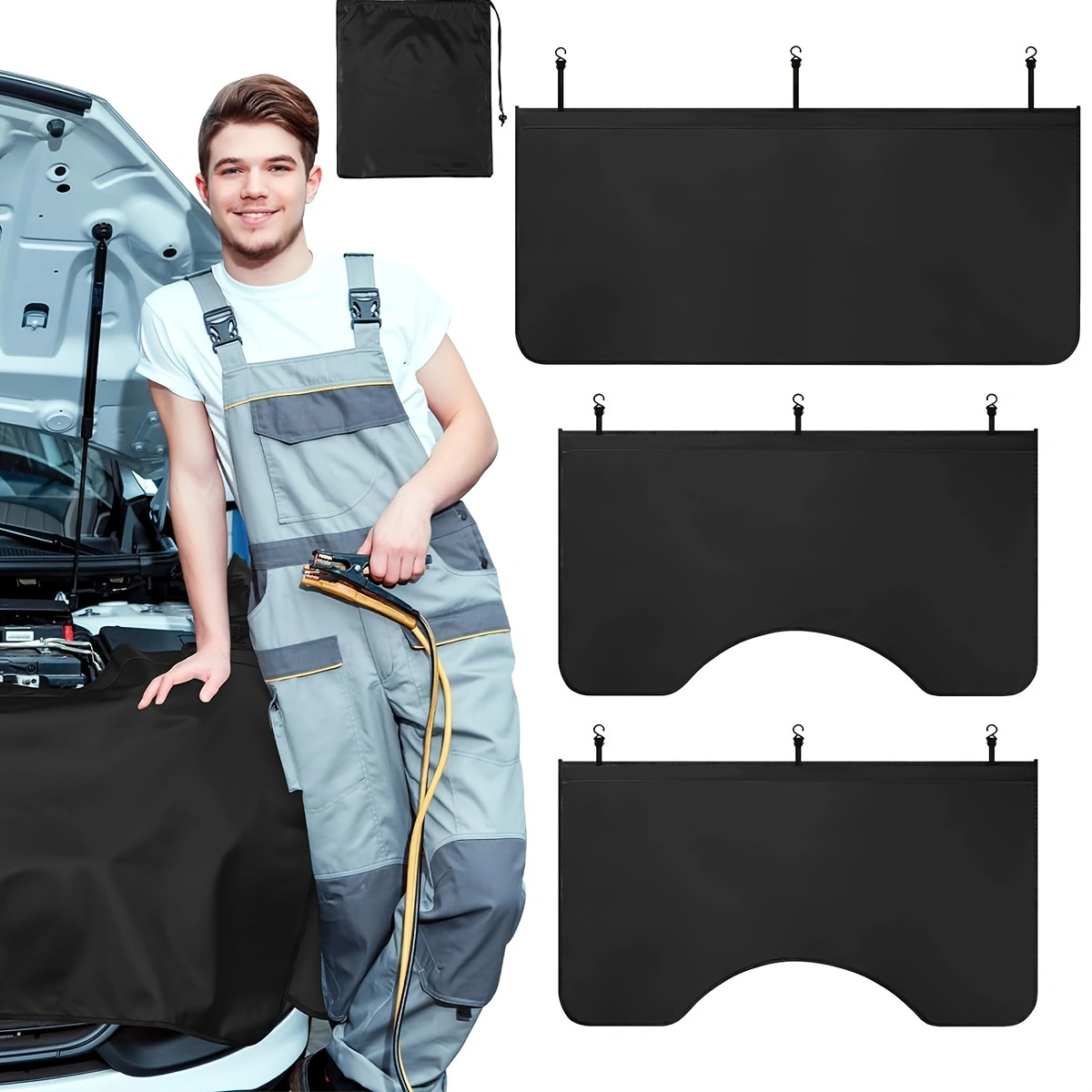 Automotive Mechanic Magnetic Fender Cover Mat Pad Protective Mat for Repair Auto