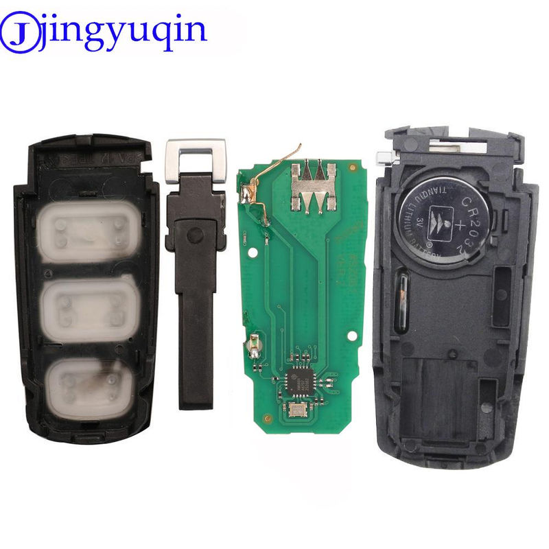 Thumbnail: jingyuqin 3 Buttons Flip Smart Car Remote Key Fob with ID48 Chip 3C0959752BA 433