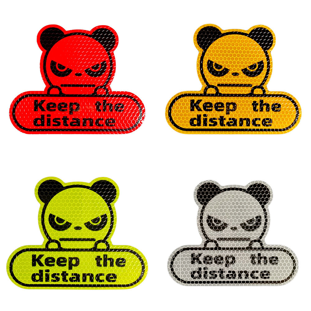 1PC Strongly Car Reflective Stickers Car Anticollision Warning Safety Reminder T