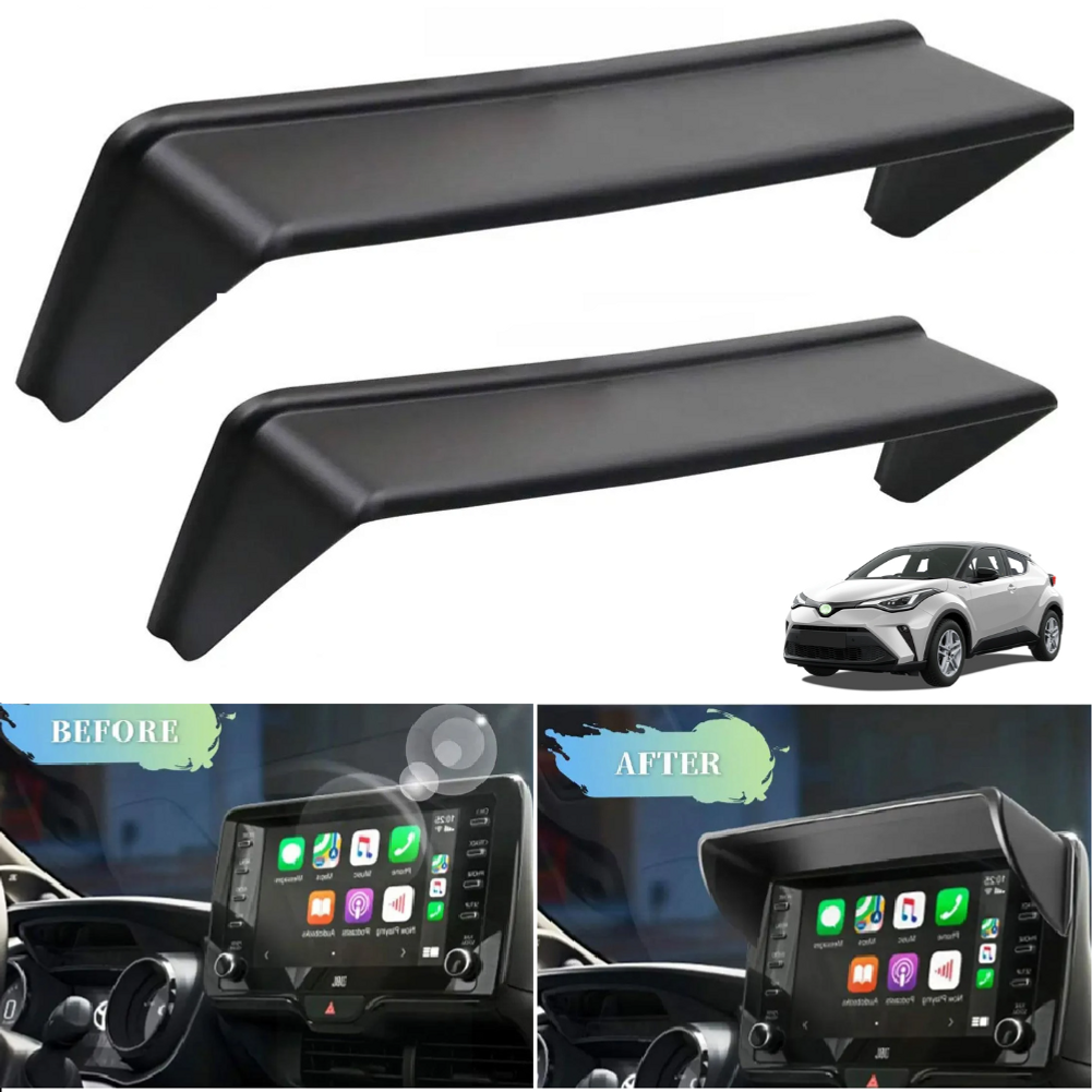 Car GPS Sun Shade Cover Anti Glare Car Sun Visor Universal Navigation Hood 7" 8"