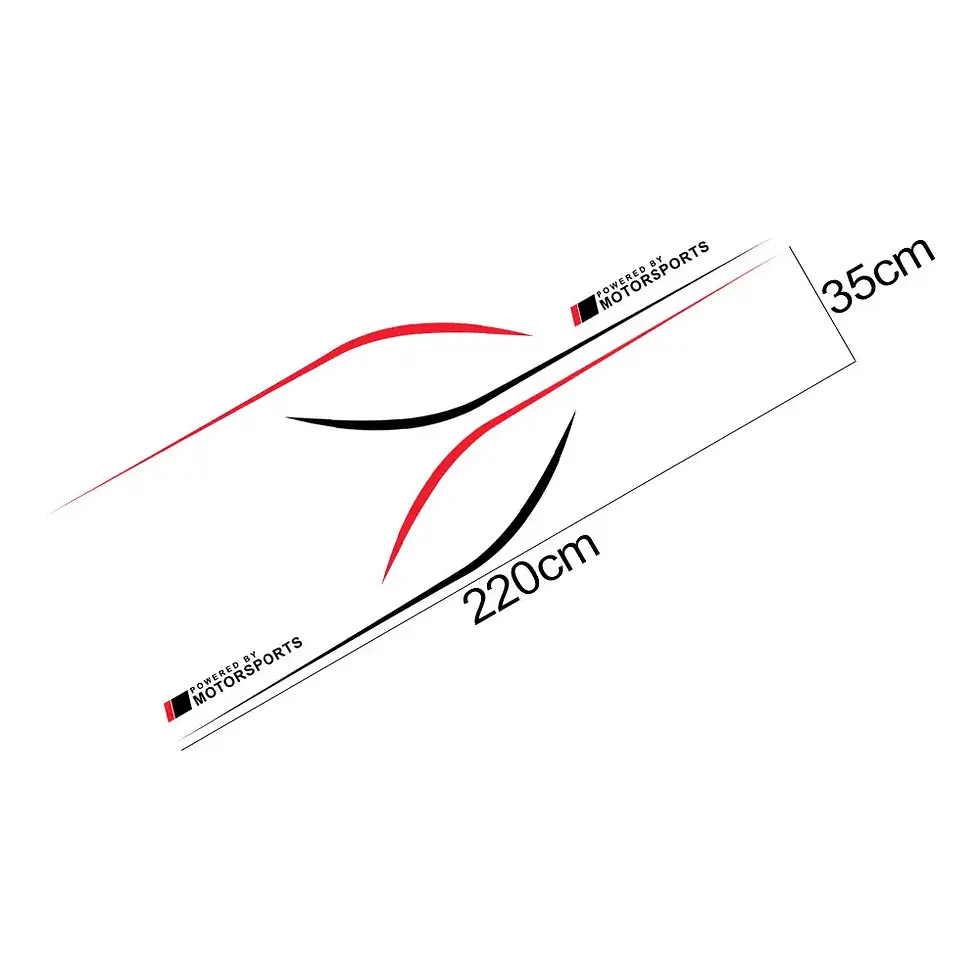 Thumbnail: Auto Body Decoration Decals Car Door Side Vinyl Stickers Graphical Motorsport De