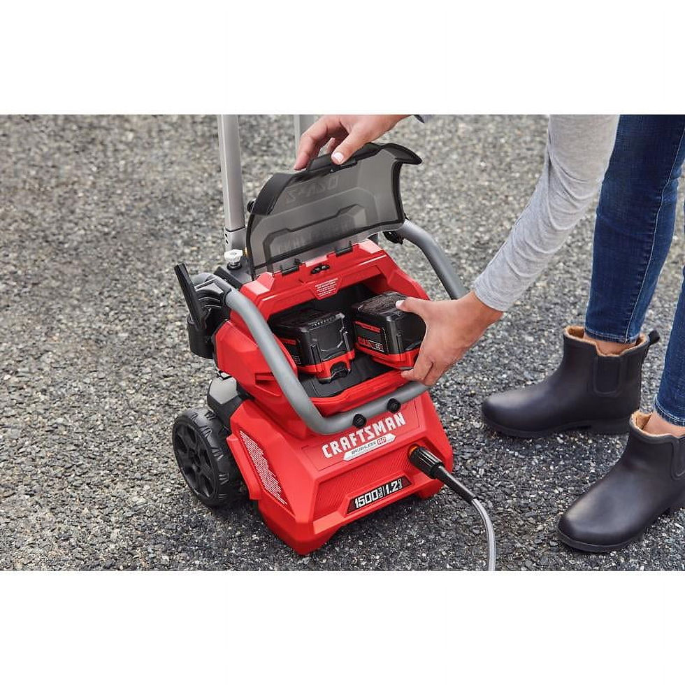 Thumbnail: Craftsman V20 CMCPW1500N2 1500 psi Battery 1.2 gpm Pressure Washer