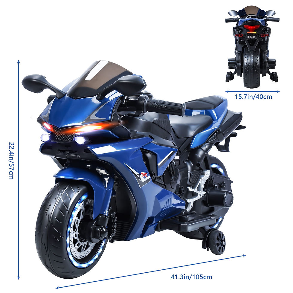 Thumbnail: GZZQY 49cc 2-Stroke Gas Powered Pocket Bike Mini Motorcycle GT Blue