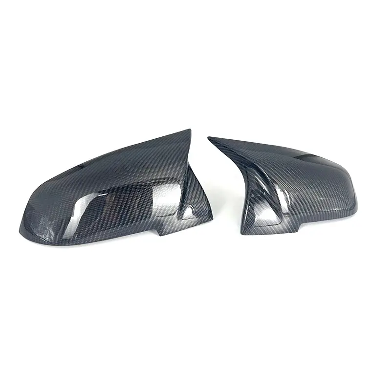 Thumbnail: Rearview Mirror Cover Cap Real Carbon Fiber Black for BMW Series 1 2 3 4 X M 220