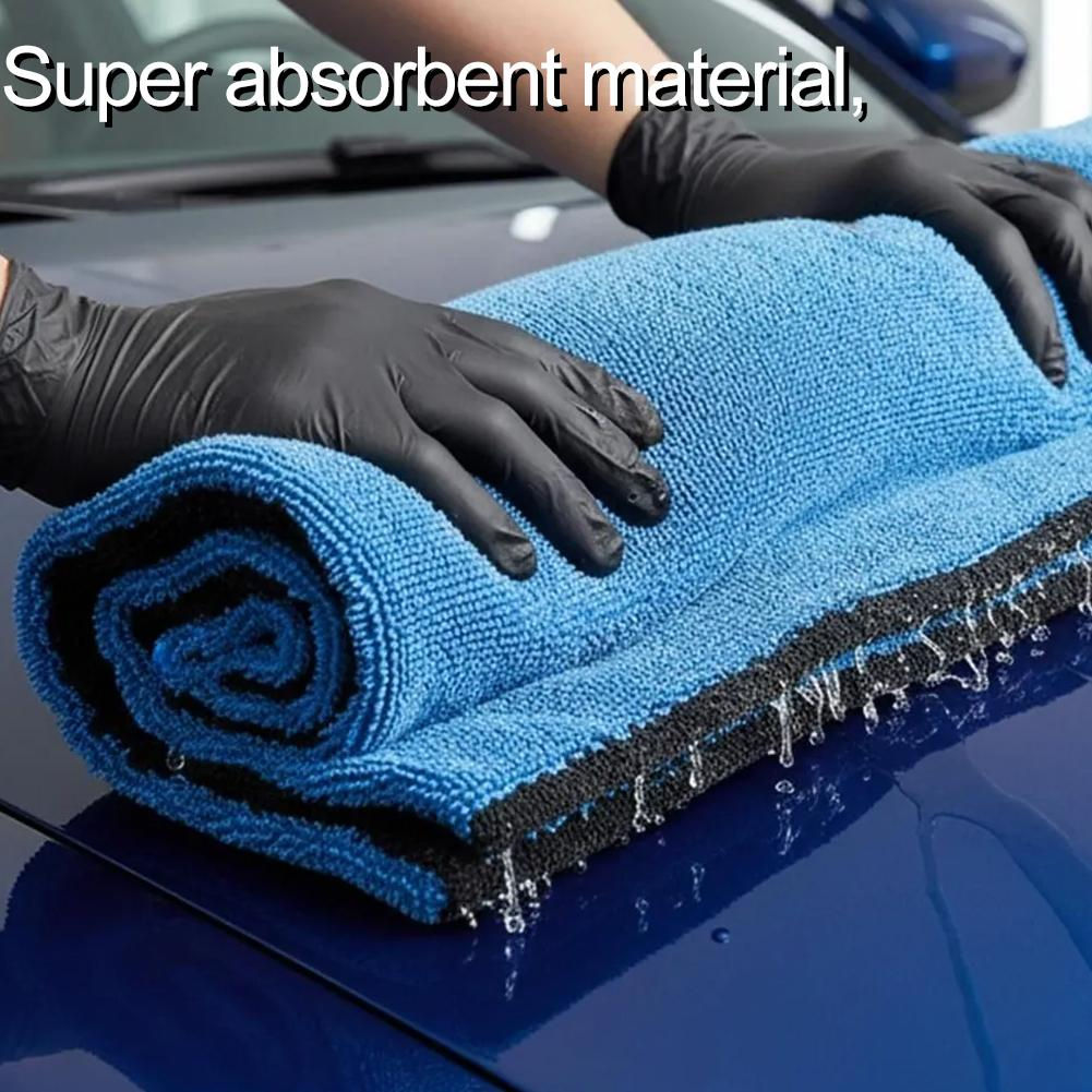 Large Microfiber Car Wash Towel Super Absorbent Quick Drying for Car Window Clea