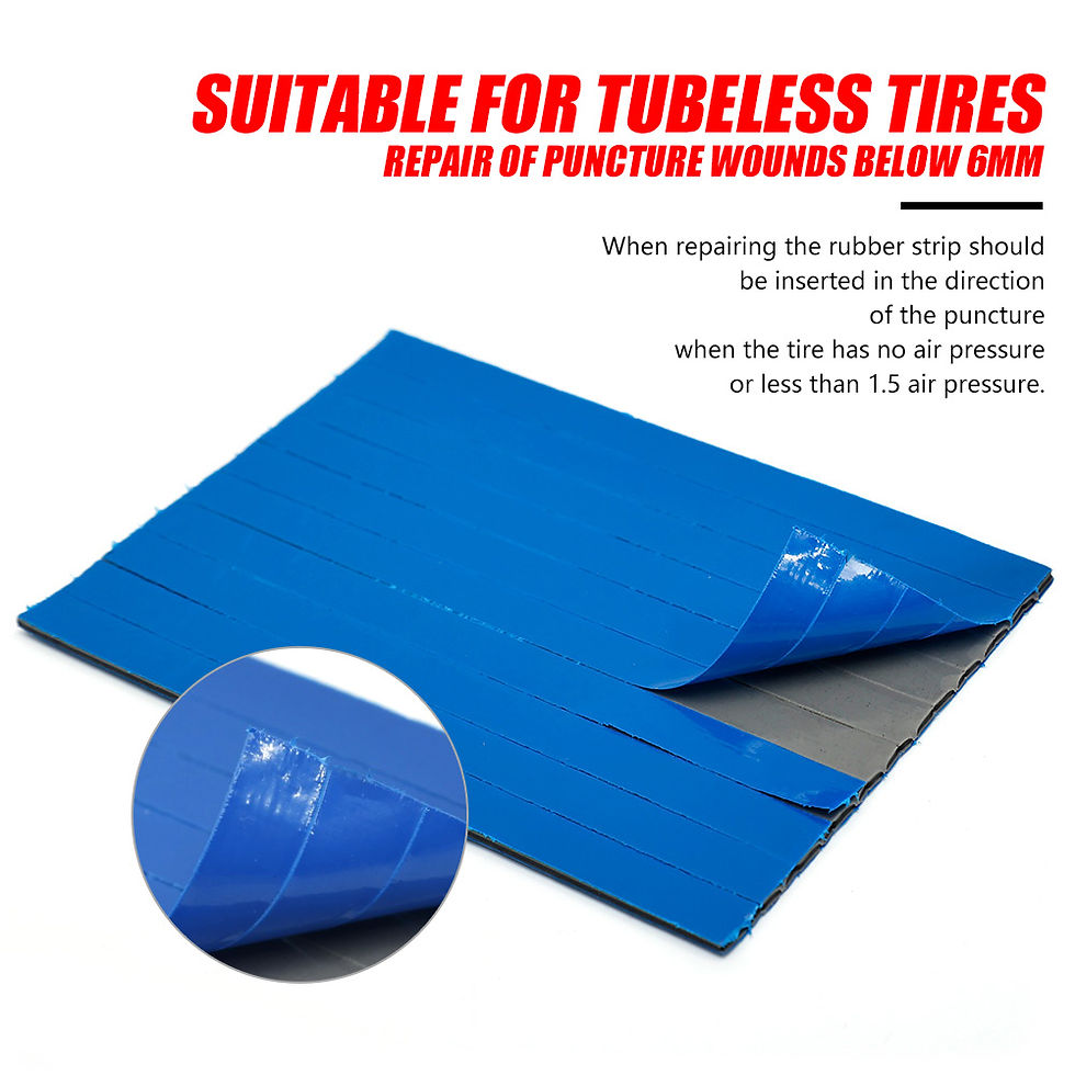 Thumbnail: Car Tire Repair Strips Vacuum Tyre Wheel Repair Rubber Strip Tools Universal Bic