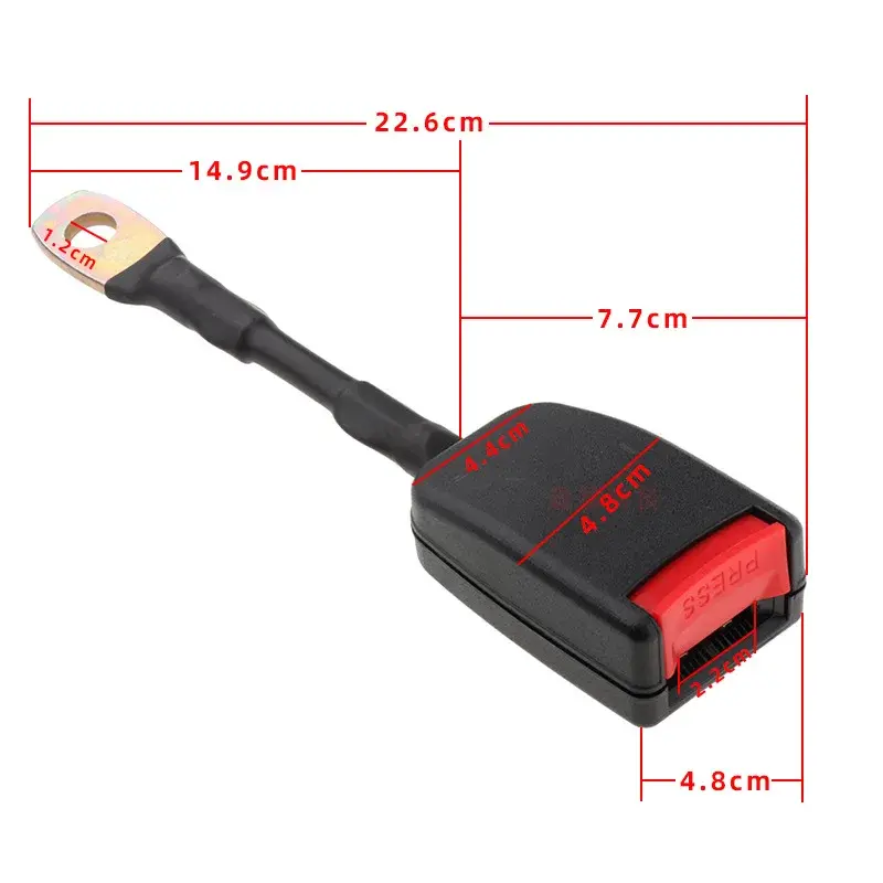 Thumbnail: Universal Car Seat Belt Buckle Clip Lock Extender Car Front Safety Belt Seatbelt