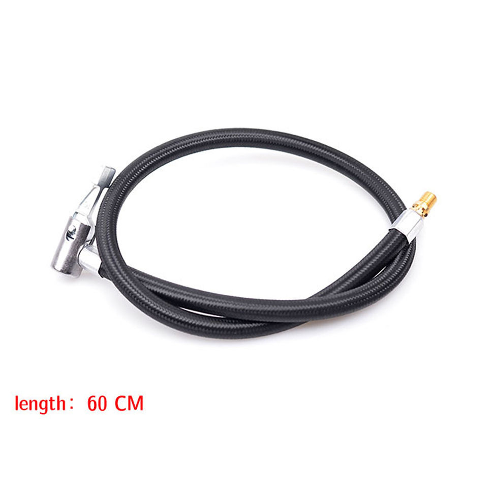 Thumbnail: Car Tire Inflator Hose Inflatable Air Pump Extension Tube Adapter Car Tire Valve