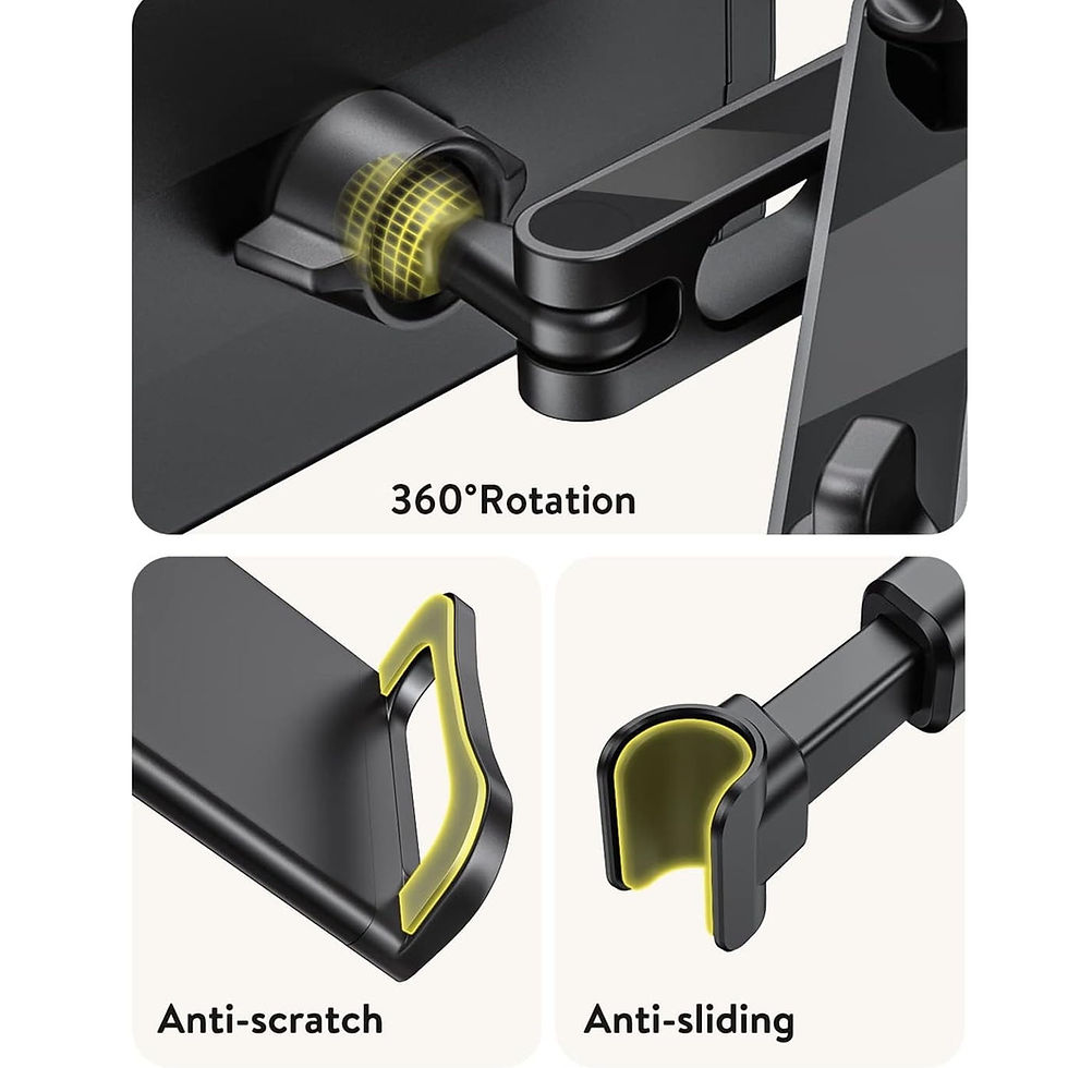 Thumbnail: Car Ipad Holder Backseat Kids Car Headrest Tablet Mount Holder Stretchable ..