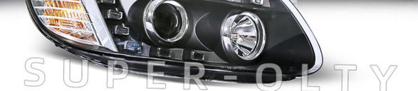 Eagle Eyes Headlights accent Headlight Head Lamp Projector Lens for Hyundai Sant
