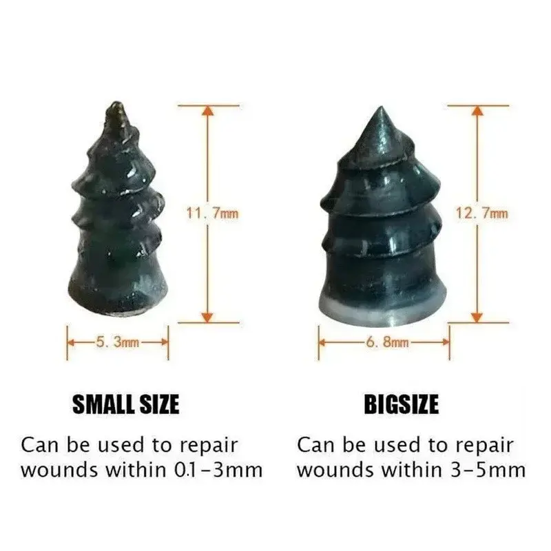 Thumbnail: Universal Vacuum Tyre Repair Set For Car Motorcycle Scooter Rubber Tubeless Tire