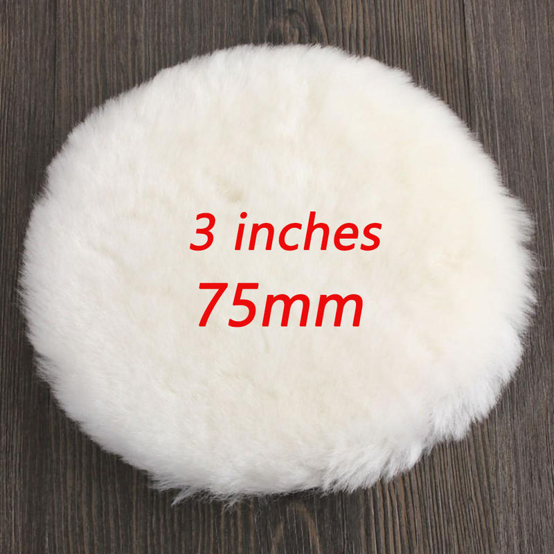 Thumbnail: 5 Sizes 75-180mm Wool Polishing Disc Car Waxing Polishing Buffing Car Paint Care