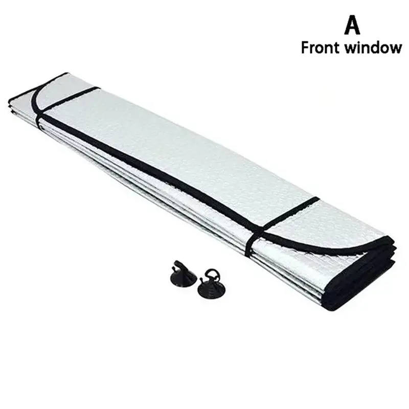 Thumbnail: Retractable Car Front Window Sunshade UV Protection Shade Sun Protector Windshie