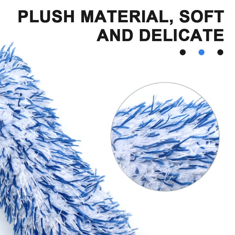 Thumbnail: SEAMETAL Car Cleaning Brush Car Wash Portable Plush Wheel Tire Rim Brush Wash To