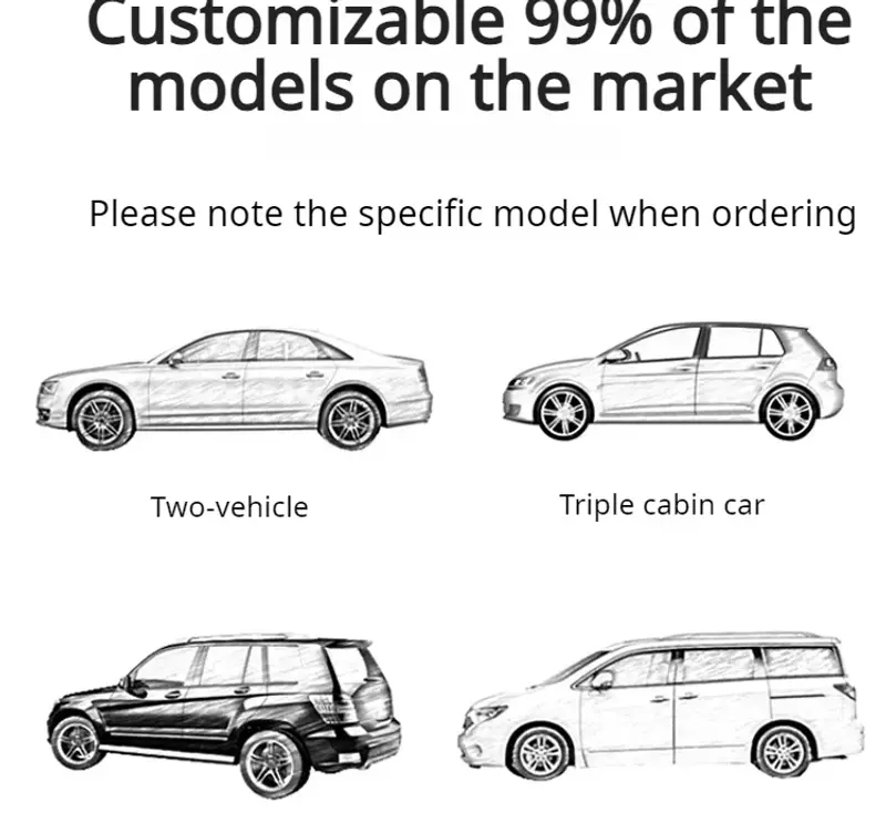 Thumbnail: Car half cover car coat car cover sunshade windshield cover sunscreen heat insul