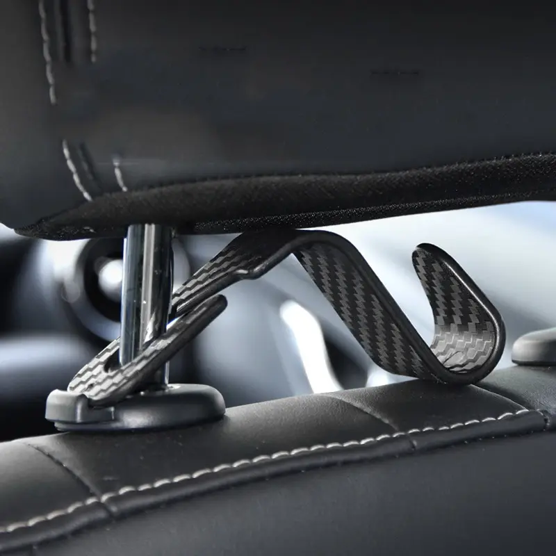 Thumbnail: 1/2/4Pcs Universal Auto Seat Headrest Hook Storage Hanger Car Vehicle Back Seat