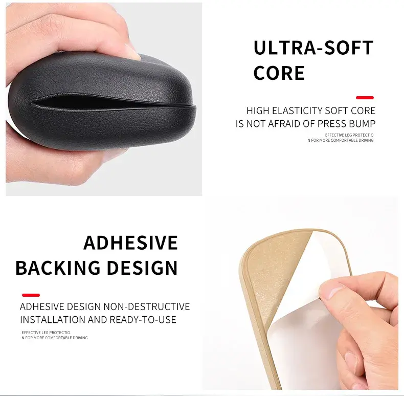 Thumbnail: A Set Armrest Car Leg Mats Smart Cover Soft Rebound Anti Collision Measures Car'