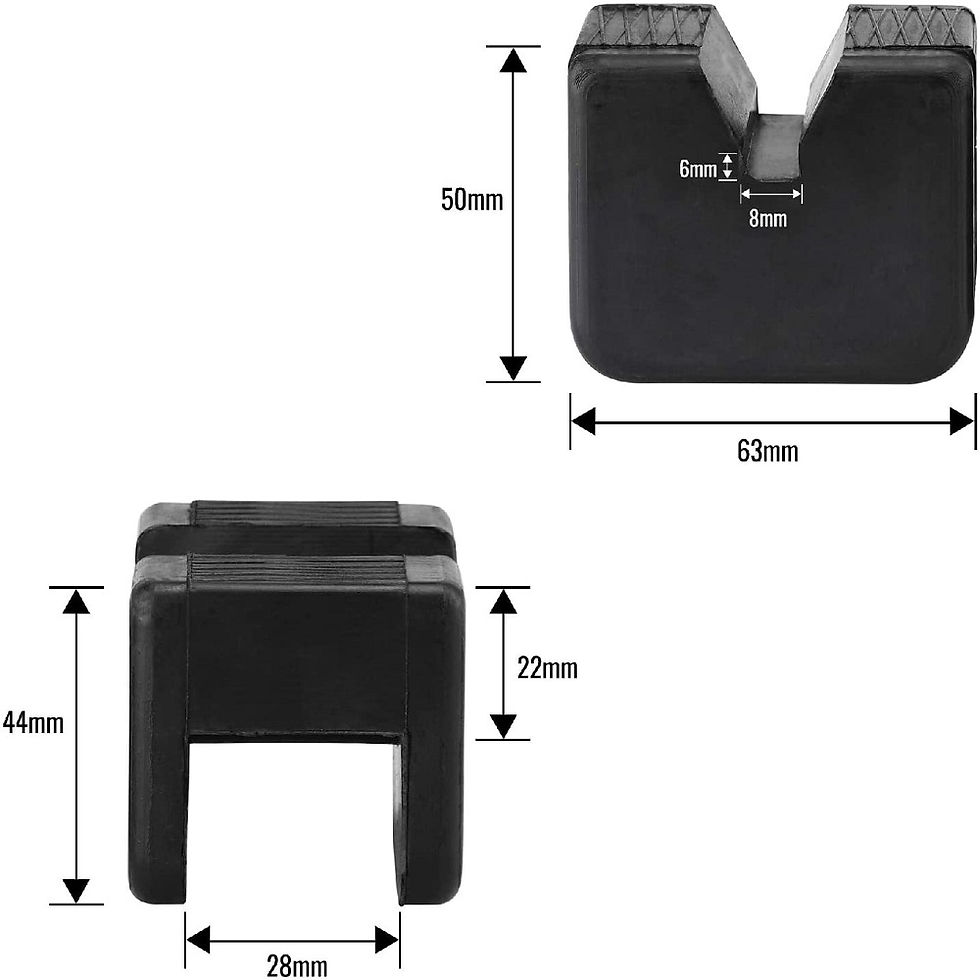 Thumbnail: Car Jack Rubber Pad Car Slotted Lift Jack Stand Rubber Pads Floor Adapters Frame