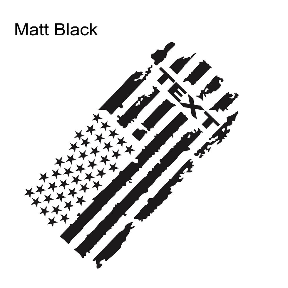 Thumbnail: Pickup Engine Hood Sticker For Dodge Ram HEMI Rebel TRX Car Head Bonnet USA Flag
