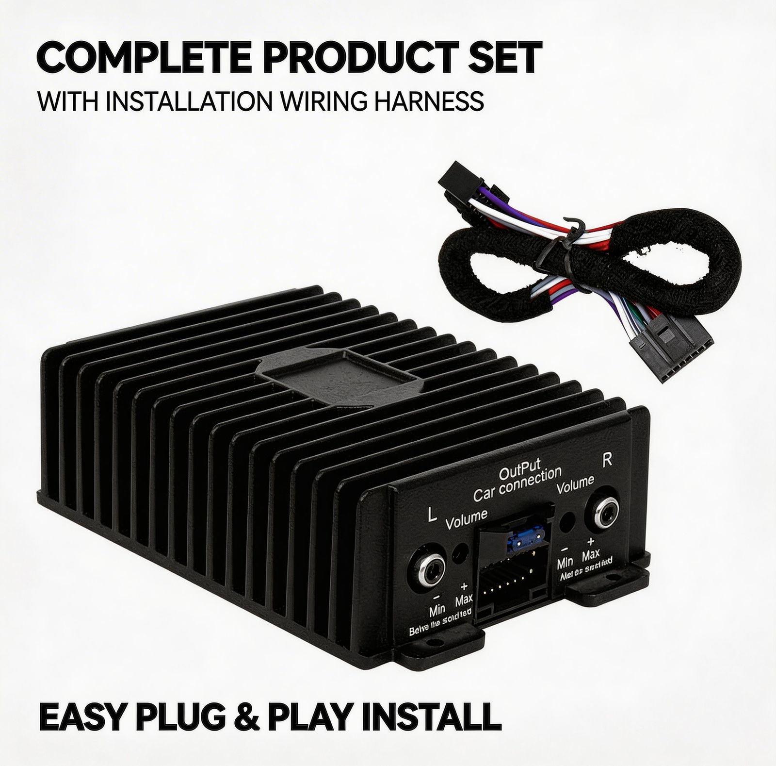 4-Channel Car Amplifier Audio Modification Power Amplifier Digital Sound Process