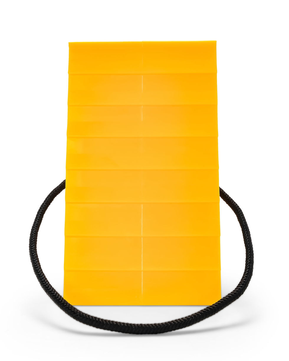 Thumbnail: Camco RV Wheel Chock  Compatible with Tires Up to 26-inches in Diameter  He..