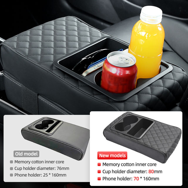 Thumbnail: Car Center Console Cover Memory Foam Car Armrest Cushion Arm Rest Covering Car M