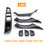 Thumbnail: LHD RHD Carbon Fiber Interior Door Armrest Panel Pull Handle Set For BMW 5 Serie