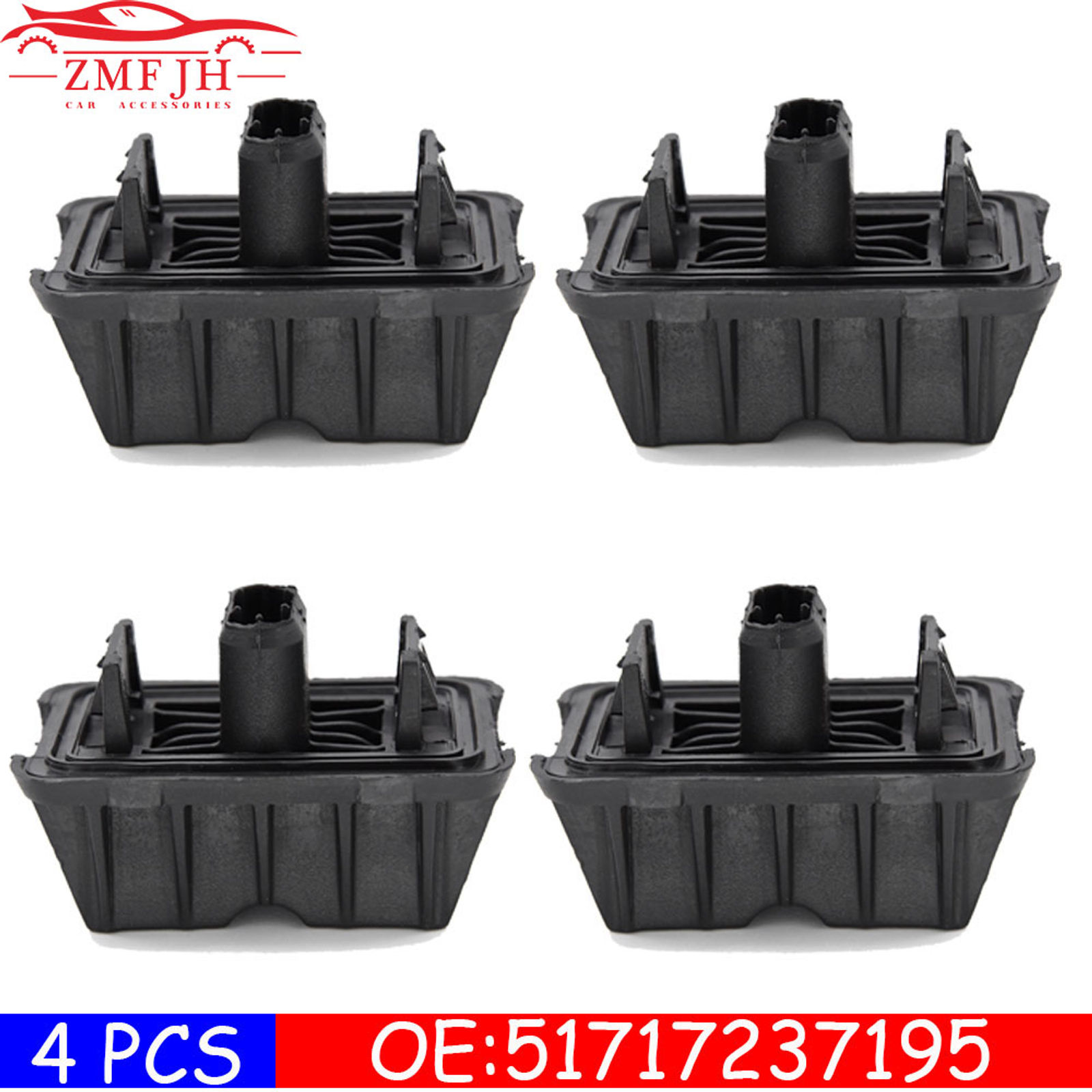 4pcs Jack Pad Under Support Pad Lifting Car 51717237195 fit for BMW 1 3 5 6 7 se