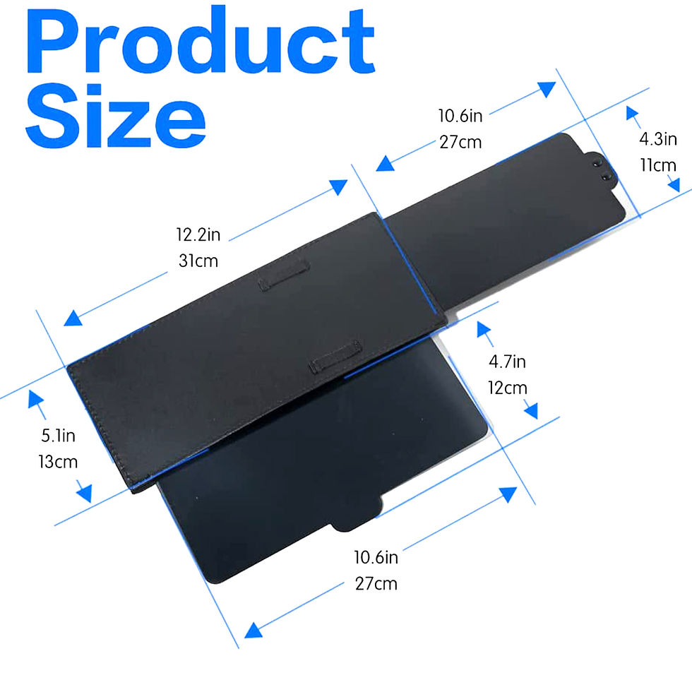 Thumbnail: Car Visor Extender Anti-Glare Adjustable Car Sunshade Extender Universa Auto Sun