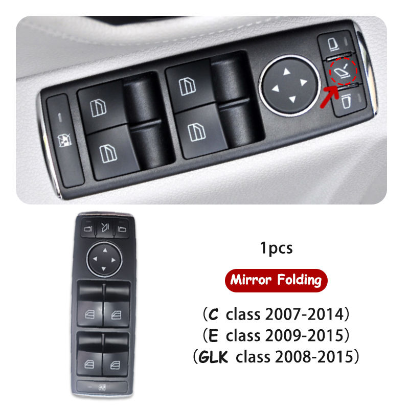 Thumbnail: Car Window Lifting Button Accessories Tool for Mercedes Benz W204 W212 W246 W205