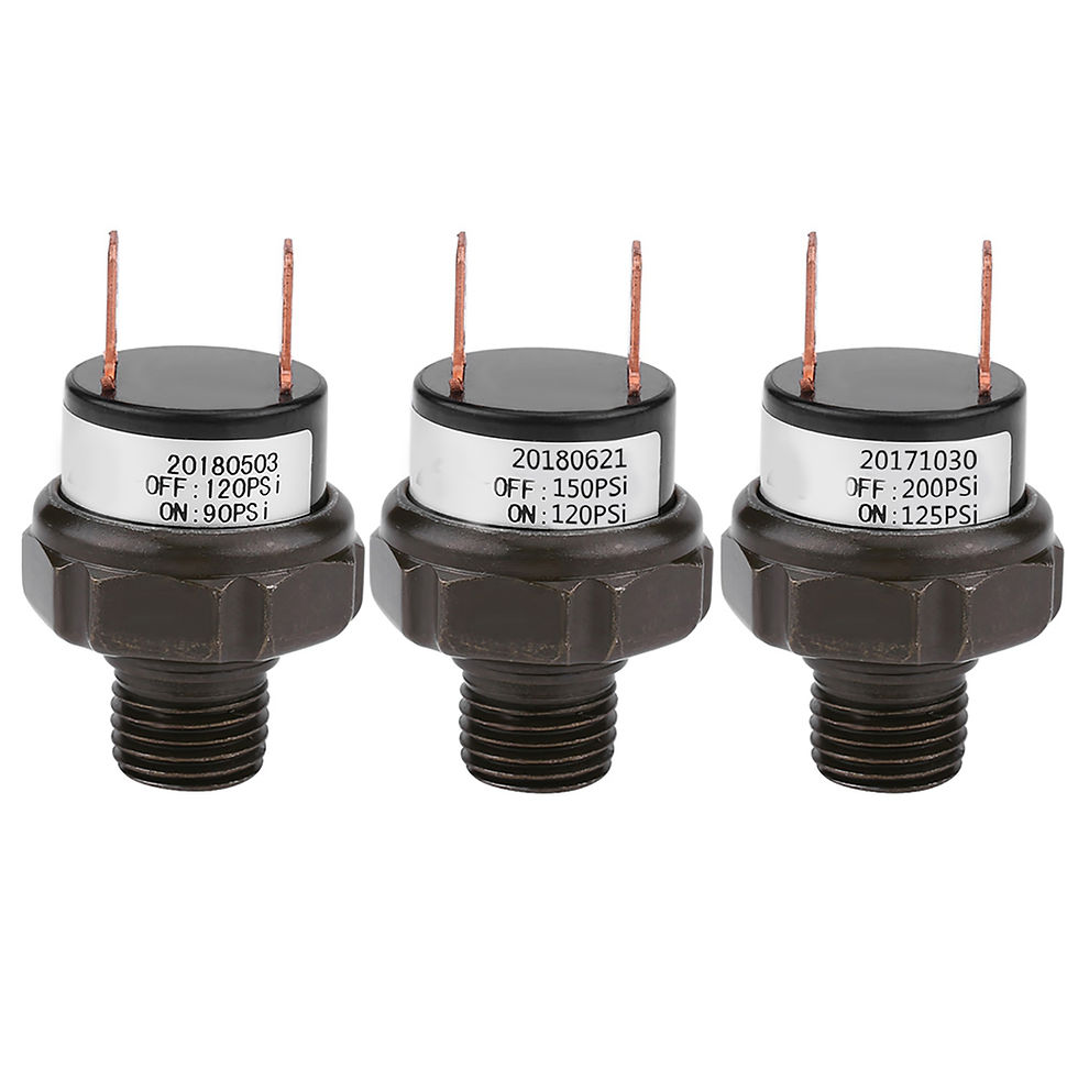 Thumbnail: 12V Universal Car Automatic Air Compressor Switch Air Pressure Control Switch Ai