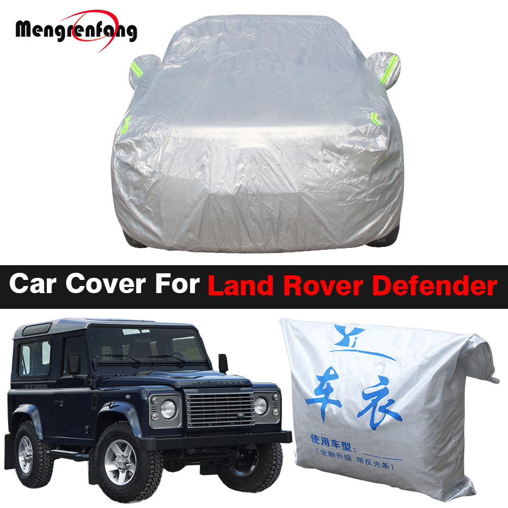 Full Car Cover SUV Sun Shade Rain Snow Dust Protection Cover Windproof For Land
