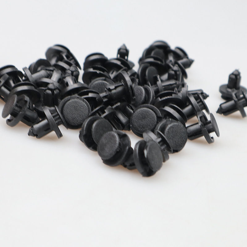 Thumbnail: 10/20/50pcs 8mm Diameter 8mm Black Vehicle Car Bumper Door Panel Fender Liner Cl