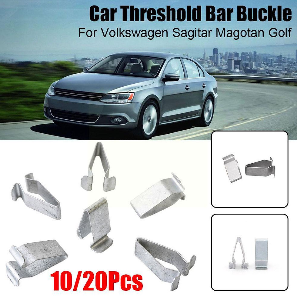 Thumbnail: 10/20pcs Car Door Strip Lining Metal Fastener Clips for VW Seat for AUDI A4 A6 6
