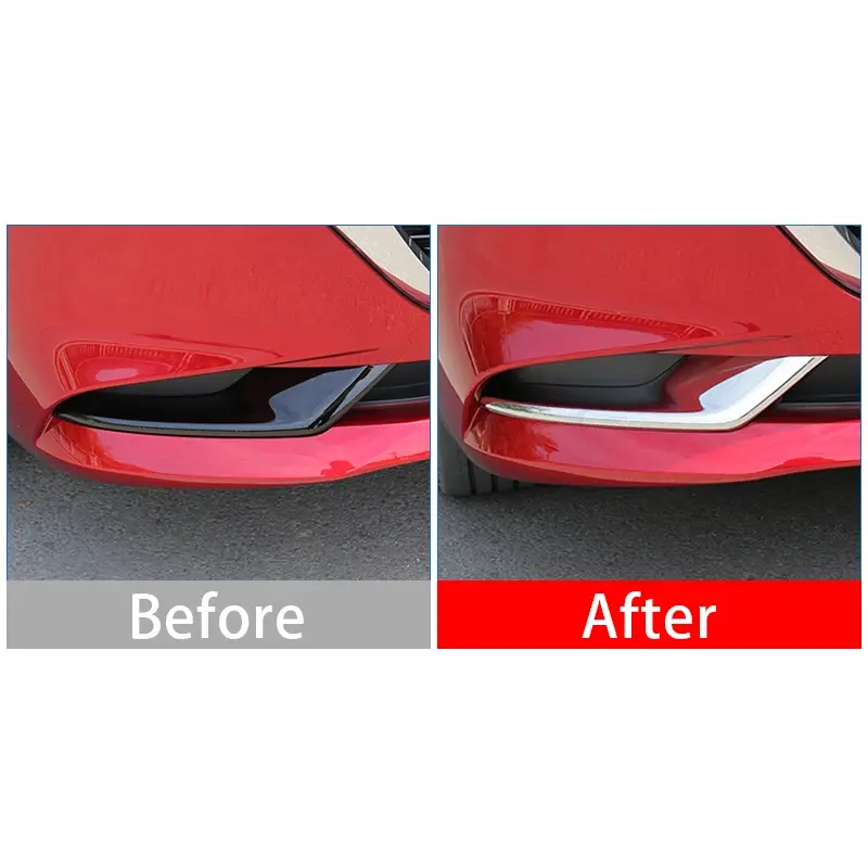 Thumbnail: For Mazda 3 BP 2019 2020 2021 2022 2023 ABS Car Front Rear Fog Light Lamp Frame
