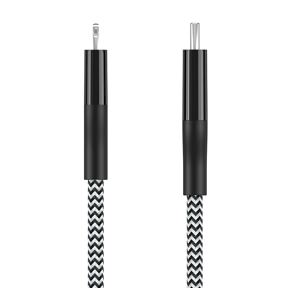 Thumbnail: Auto Drive Lightning to USB-C, 6ft, Charging & Data Sync Cable, MFI Certifi..